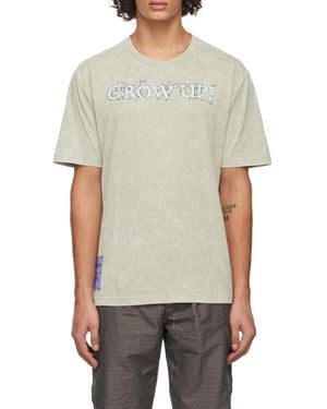 McQ Logo T-Shirt With Round Neck - Green