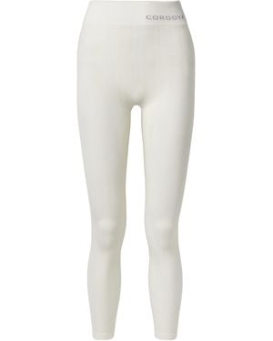 CORDOVA Sol Ribbed-Knit Leggings - White