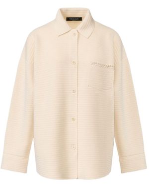 Fabiana Filippi Long-Sleeve Cardigan - Natural