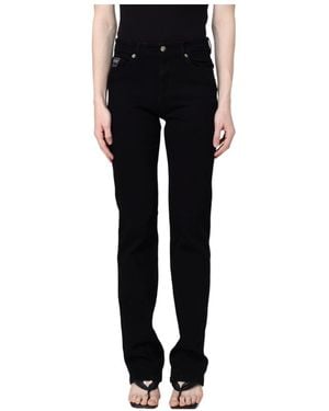 Versace Jeans Couture Couture Straight-Leg Jeans - Black