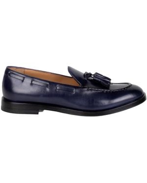 Fratelli Rossetti Round-Toe Loafers - Blue