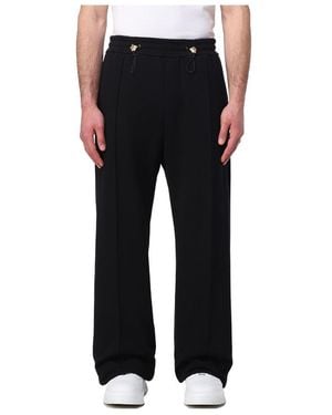 Versace Drawstring Waistband Sweatpants - Black