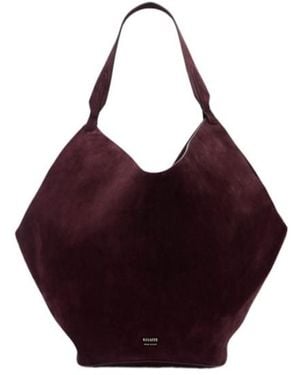 KHAITE Double-Handle Shopping Bag - Purple