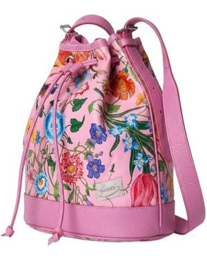 Gucci Venice Small Bucket Bag - Pink
