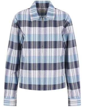JW Anderson Long-Sleeved Casual Jacket - Blue