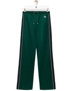 Loewe Technical Jersey Tracksuit Pants - Green