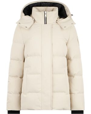 Moose Knuckles Cloud 3Q Sh Hooded Puffer Coat - Natural