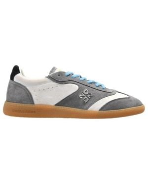 DSquared² Logo Detail Low-Top Sneakers - Blue
