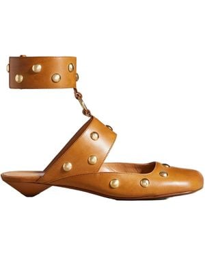 Chloé Jade Rivet High Heels - Brown