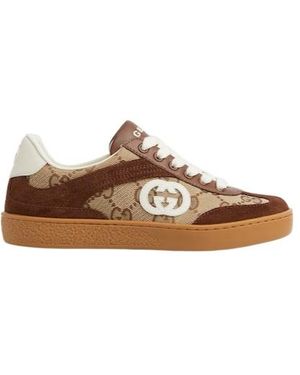Gucci Children's G74 Sneaker - Brown