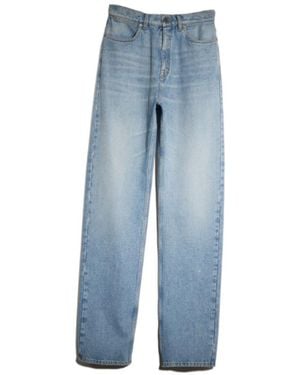 Gucci Bleached Stone Washed Denim Pants - Blue