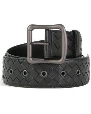 Bottega Veneta Weave A Belt - Black