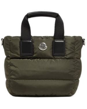 Moncler Caradoc Water-Repellent Micro Tote Bag - Black