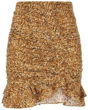 Isabel Marant Ruffle Skirt - Natural
