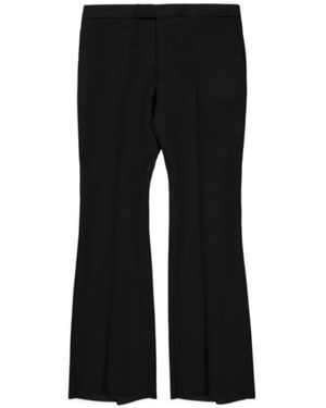McQueen Straight-Leg Tailored Trousers - Black