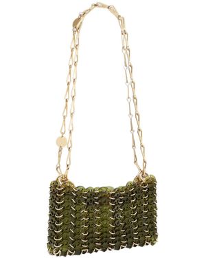 Rabanne Chain Shoulder Bag - White