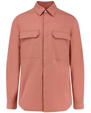 Rick Owens Long Sleeve Shirt - Pink