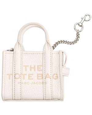 Marc Jacobs The Nano Tote Bag Charm - White