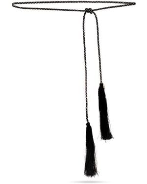 forte_forte Woven Belt - White