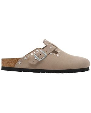 Birkenstock Boston Rivet Clogs - Brown