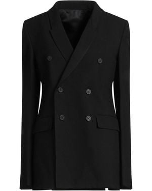 Rick Owens Blazer Virgin Wool - Black