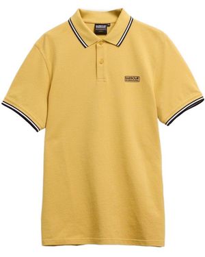 Barbour Evan Logo Polo Shirt - Yellow