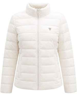 Guess Long-Sleeved Down Jacket - White
