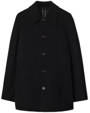 Burberry Wool Car Coat - Black