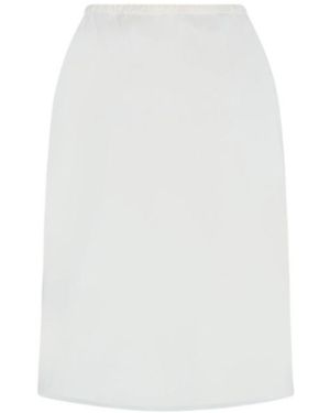 The Row Ivera Chiffon Pencil Skirt - White