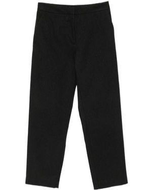 Frankie Shop Pinstriped Casual Trousers - Black