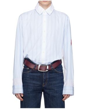 Jean Paul Gaultier Cotton Poplin Shirt - Blue
