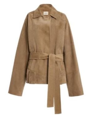 KHAITE Long-Sleeve Casual Jacket - Natural