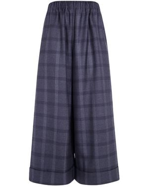 Daniela Gregis 'Pigiama' Pockets Trousers - Blue