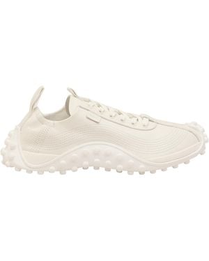 Ami Paris Logo-Tag Trainers - Natural