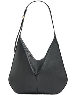 Valextra Adjustable Shoulder Bag - Black