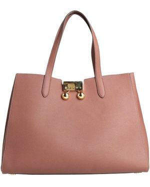 Marni Large Cowhide Tote Bag - Pink