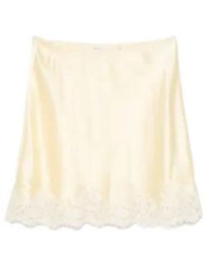 Doen Giulietta Lace-Trim Skirt - Natural