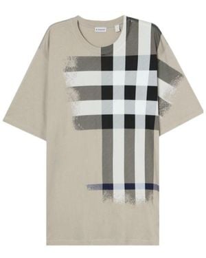 Burberry Crew Neck T-Shirt - Grey