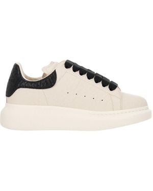 関税込【Alexander McQueen】ロートップ スニーカー ホワイト ALEXANDER MCQUEEN White Oversized Low Top Sneakers 39 6 US