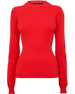 Moncler Crew Neck Sweater - Red