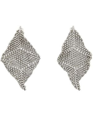 Brunello Cucinelli Stud Closure Earrings - Metallic