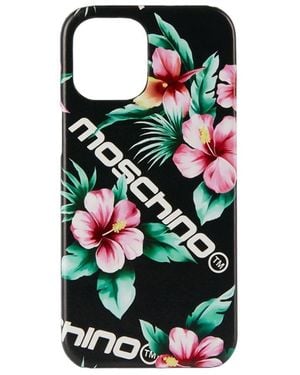 Moschino Floral-Print Iphone 12 Pro Max Case - White