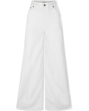Chloé Wide-Leg Jeans - White