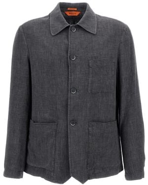 Barena Single-Breasted Blazer - Grey