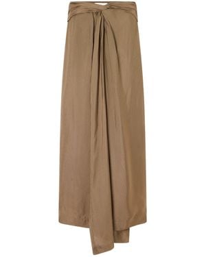 Rohe Knotted Woven Waist Belt Top - Natural