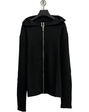 Rick Owens Zipper Hoodie - Black