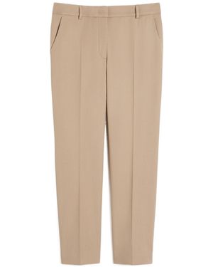 Weekend by Maxmara Wkdvite Cropped Cigarette Pants - Natural