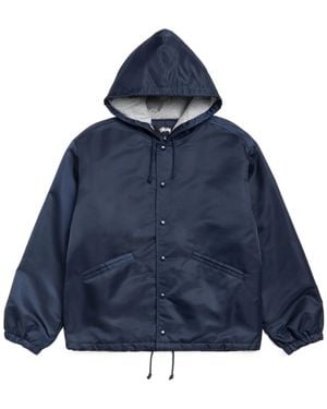 Stussy Long-Sleeved Casual Jacket - Blue
