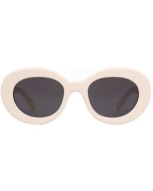 Celine Triomphe Skate 01 Sunglasses - White
