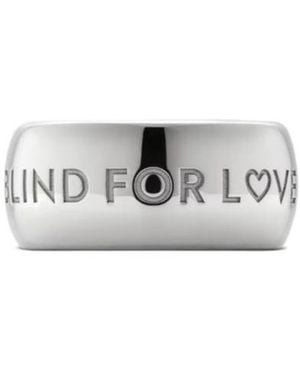 Gucci Blind For Love Wide Ring - White